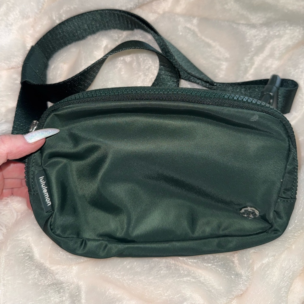 Lululemon Forest Green Crossbody Bag